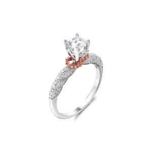Nhẫn cầu hôn Vàng Đá Moissanite 14K